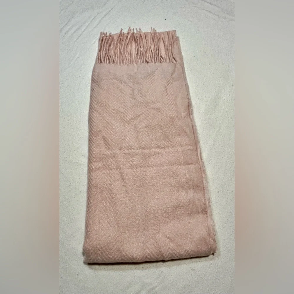 Style & Co. Soft Pink Fringed Scarf